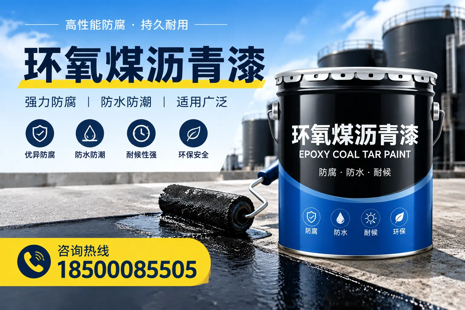 选择环氧煤沥青漆的五大理由，大同客户必知